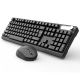 2. Inca IWS-549U klawiatura Dołączona myszka Biuro RF Bezprzewodowy + USB Czarny