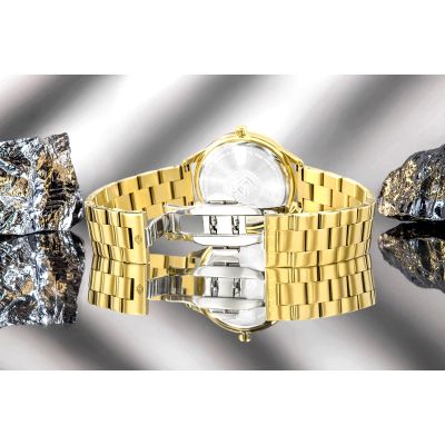 8. Zegarek Damski Giewont Sapphire Złoto Czarny GW1140-B4