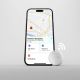 4. Lokalizator SBS Track My Circle kompatybilny z Apple Find My zestaw 2szt. - biały