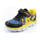 3. Leomil buty sportowe dziecięce sneakersy Pokemon lekkie na rzep LED czarne żółte