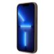 5. Etui Guess 4G Big Metal Logo do iPhone 15 - brązowe