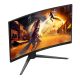 4. Monitor 31,5" AOC G4 C32G4Z 1920x1080px Full HD LCD Curved Czarny, Czerwony