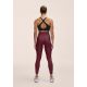4. Legginsy treningowe damskie CASALL Graphic High Waist Tights kolor bordowy