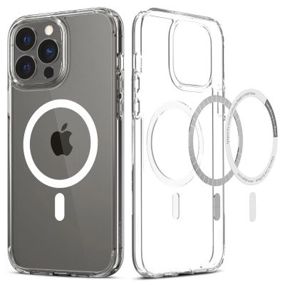 12. Etui Spigen Ultra Hybrid Mag z MagSafe na iPhone 13 Pro Max - białe