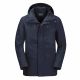 2. Kurtka męska z kapturem wodoodporna Jack Wolfskin WEST COAST JACKET night blue (1110811_1010)
