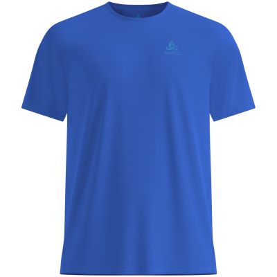 Koszulka z krótkim rękawem męska ODLO T-shirt crew neck s/s ZEROWEIGHT CHILL-TEC niebieska