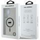 8. Etui Karl Lagerfeld Button Karl Head Printed Logo MagSafe Samsung Galaxy S25 Ultra czarny