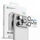 5. Szkło na aparat AMAZINGTHING Sapphire na iPhone 17 Pro / Pro Max - ze srebrną ramką