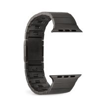 Pasek Puro TITAN ze stali nierdzewnej do Apple Watch 42 / 44 / 45 / 49 mm - czarny