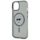 6. Karl Lagerfeld KLHMP15SHLSCHK iPhone 15   6.1" czarny/black hardcase IML Metal Choupette Head MagSafe