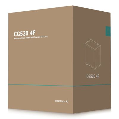 10. DeepCool CG530 4F Midi Tower Czarny