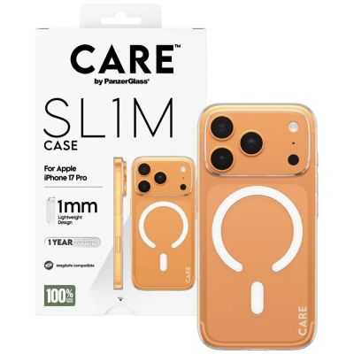 4. Etui CARE by PanzerGlass SL1M MagSafe na iPhone 17 Pro - przezroczyste