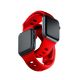 2. Pasek silikonowy 3mk Silicone Watch Strap for Apple Watch 42 / 44 / 45 / 49 mm - czerwony