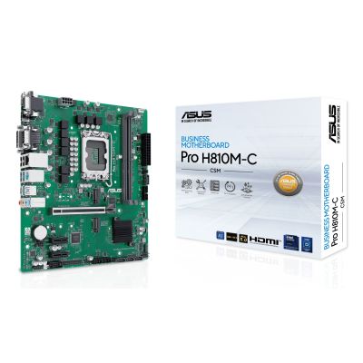 8. ASUS PRO H810M-C-CSM Intel H810 LGA 1851 (Socket V1) micro ATX
