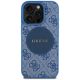 3. Etui Guess 4G Circle Classic Logo MagSafe na iPhone 16 Pro - niebieskie
