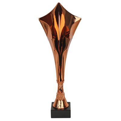 Puchar plastikowy brązowy