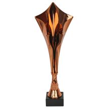 Puchar plastikowy brązowy