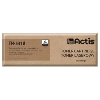 Actis TH-531A Toner (zamiennik HP 304A CC531A, Canon CRG-718C; Standard; 3000 stron; niebieski)