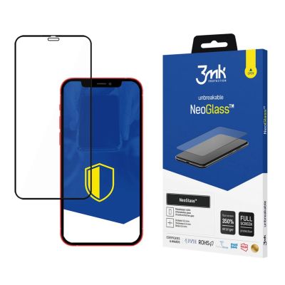 Szkło kompozytowe 3mk NeoGlass Black na iPhone 12 Mini
