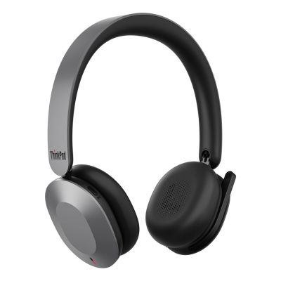 15. Lenovo 4XD1V23301 słuchawki/zestaw słuchawkowy Przewodowy i Bezprzewodowy Opaska na głowę Biuro/centrum telefoniczne USB Type-C Bluetooth Szary