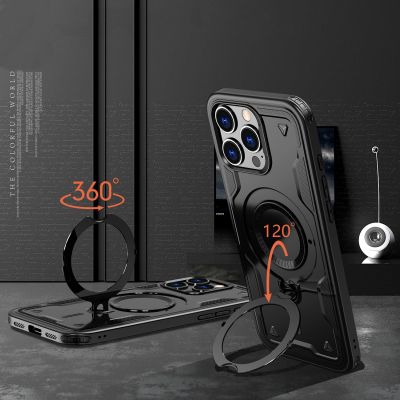 3. Etui Hybrid Armor Trendy z MagSafe na iPhone 16 Pro Max - czarne