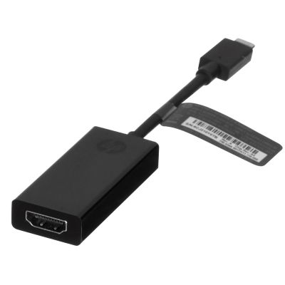 2. Przejściówka HP USB-C to HDMI 2.0 Adapter czarna 2PC54AA