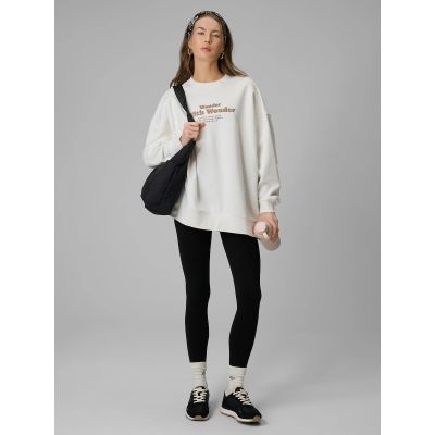 4. Bluza dresowa oversize bez kaptura damska 4F 4FRSS26TSWSF2993-11S