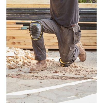 4. Stanley FATMAX FMST82960-1 ochraniacz na kolana Żółty, Czarny Żelowy, Nylon, Guma