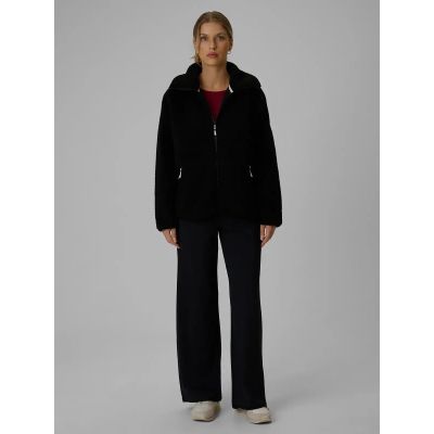 5. Polar sherpa loose ze stójką damski 4F 4FWAW26TFLEF463-20S