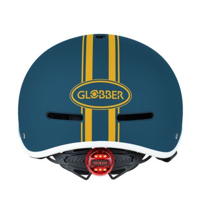 4. Kask dziecięcy Globber Ultimum S/M ciemnoniebieski petrol [51-55 cm] (601-301)
