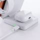 9. Ładowarka bezprzewodowa Tech-Protect A56 3in1 MagSafe 25W QI2.2 + kabel USB-C / USB-C 100 cm - biała