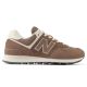 Sneakersy damskie New Balance WL574 lifestyle brown (WL574RTS)