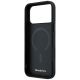 7. Etui Mercedes Leather 3D MagSafe na iPhone 17 Pro Max - czarne