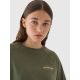 11. T-shirt oversize z nadrukiem damski 4F 4FRAW24TTSHF2583-43S