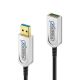 2. FiberX FX-I650-010 kabel USB USB 3.2 Gen 1 (3.1 Gen 1) 10 m USB A 10 Gbit/s 4,5 W Czarny, Srebrny