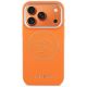 3. Etui Guess Perforated 4G MagSafe na iPhone 17 Pro - pomarańczowe