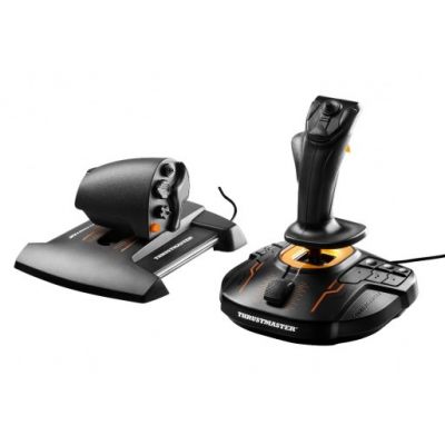 6. Thrustmaster T-16000M FCS Hotas Czarny, Pomarańczowy USB Joystick Analogowa/Cyfrowa MAC, PC