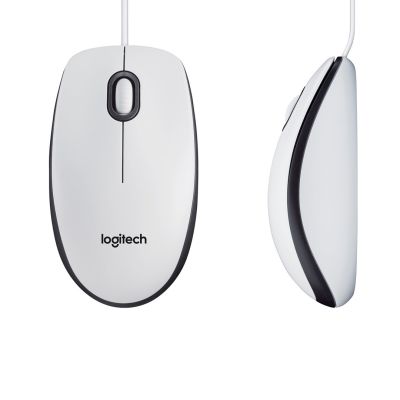 6. Mysz Logitech M100 White