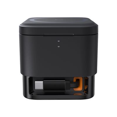 4. Ładowarka indukcyjna Baseus MagPro 3w1 25W kompatybilna z MagSafe do telefonu i smartwatcha - czarna