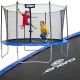 13. TRAMPOLINA BATUTA OGRODOWA SKŁADANA Z SIATKĄ WEWNĘTRZNĄ 12FT 366CM ENERO