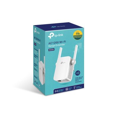 3. TP-Link RE305 przedłużacz sieciowy Wzmacniacz sieciowy Biały 10, 100 Mbit/s