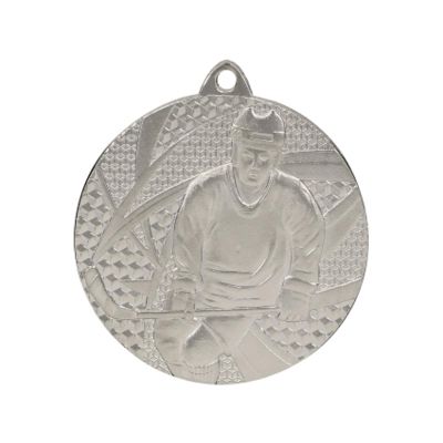 6. Medal srebrny- hokej - medal stalowy