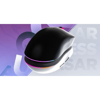 18. HATOR Quasar 3 Wireless myszka Gaming Oburęczny RF Wireless + Bluetooth + USB Type-A Optyczny 12000 DPI