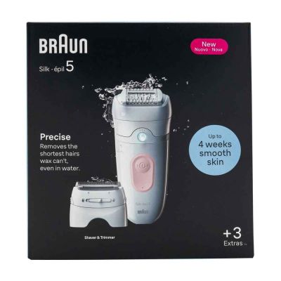 3. Braun Silk-épil 5 5-030 28 pęset(y) Różowy, Biały