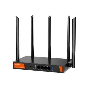3. Tenda W30E AX3000 router bezprzewodowy Gigabit Ethernet Dual-band (2.4 GHz/5 GHz) Czarny