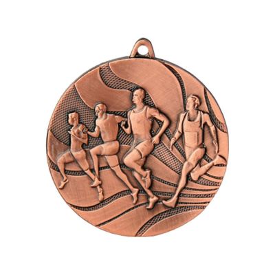 9. Medal brązowy- biegi - medal stalowy