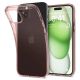 4. Etui Spigen Crystal Flex na iPhone 15 Plus - różowo-przezroczyste