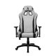5. Arozzi Soft Fabric | Gaming Chair | Avanti SoftFabric | Light Pilkas Fotel do gry na konsoli Tapicerowane siedzisko