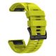 3. Pasek Tech-Protect Silicone na Garmin Fenix 5 / 6 / 6 Pro / 7 / 8 / 8 Pro / E / 9 / 9 Pro (51 mm) - limonkowy