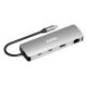5. Port Designs 900164 stacja dokująca Przewodowa USB 3.2 Gen 1 (3.1 Gen 1) Type-C Stal nierdzewna